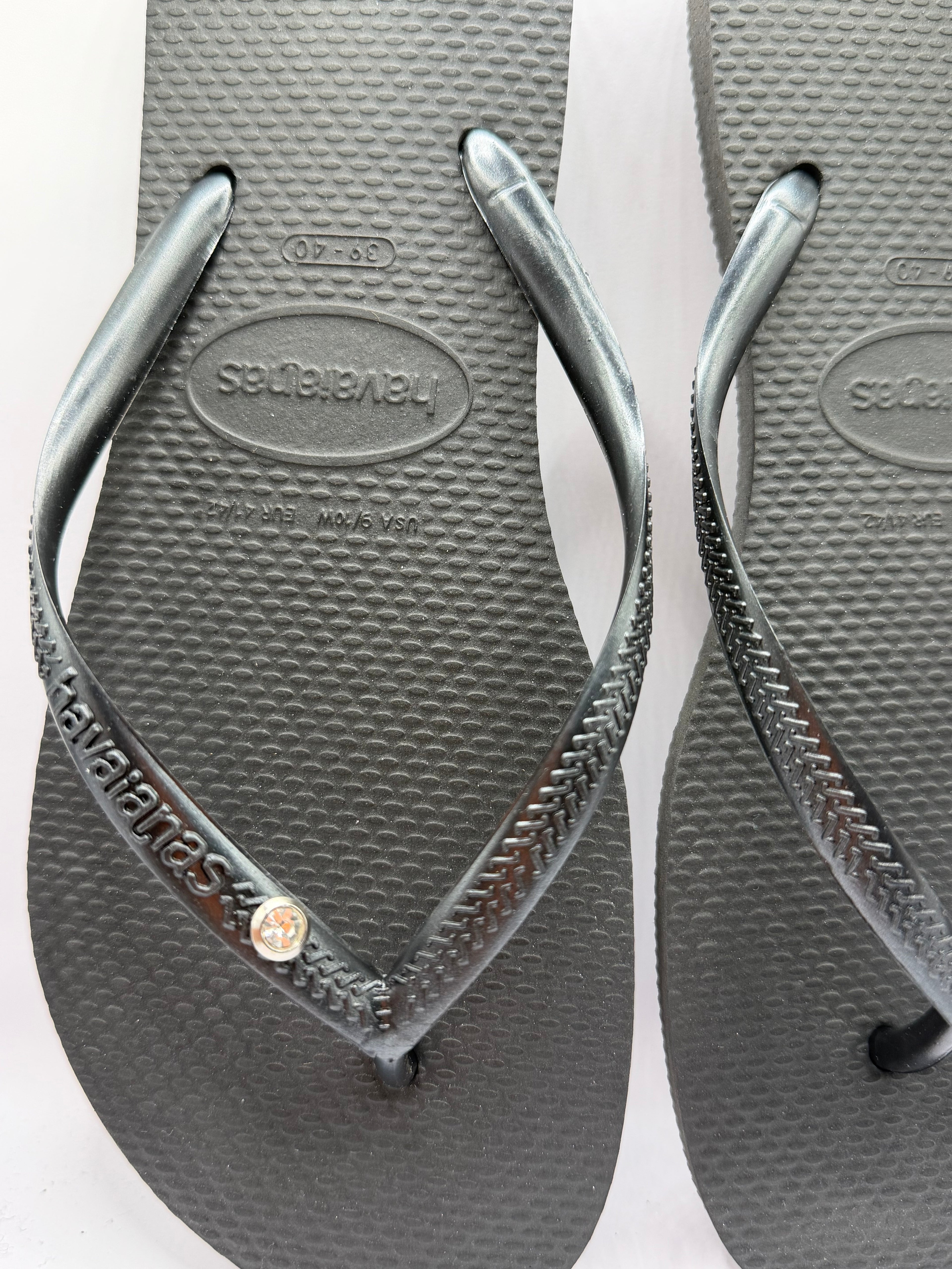 Diamond Flip Flop black
