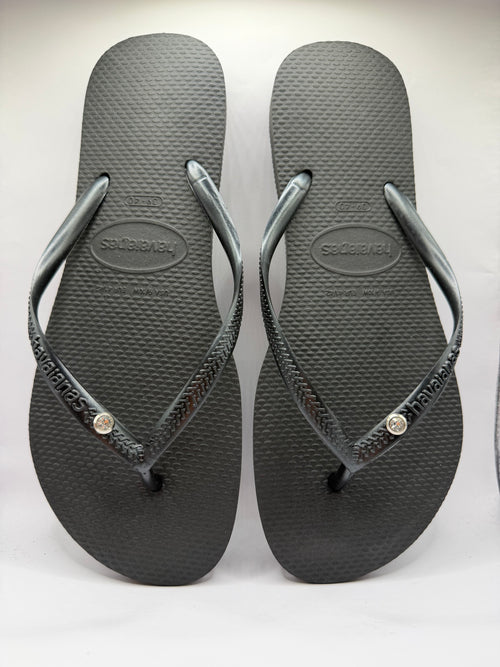 Diamond Flip Flop black
