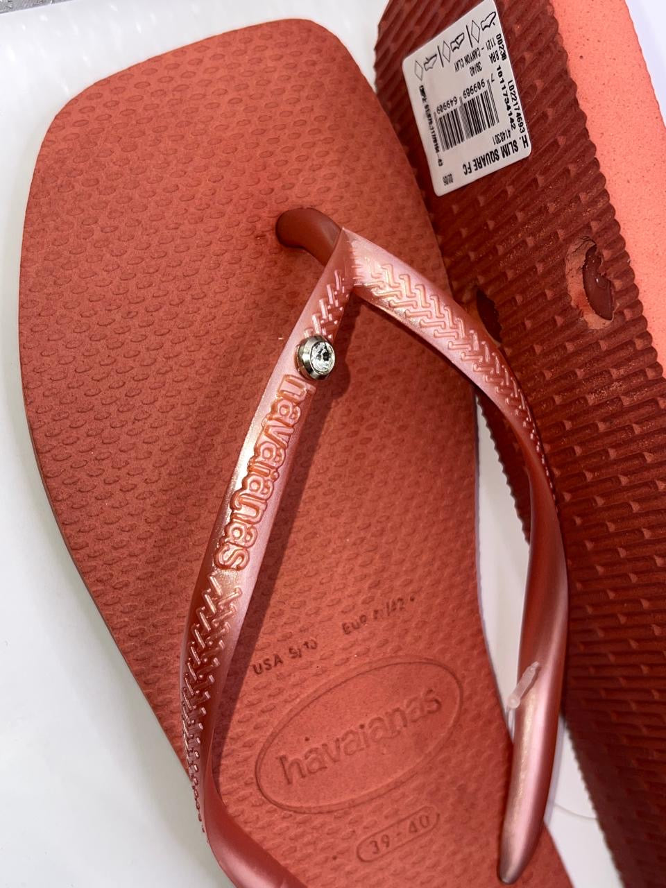 Diamond Flip Flop Square Tropical