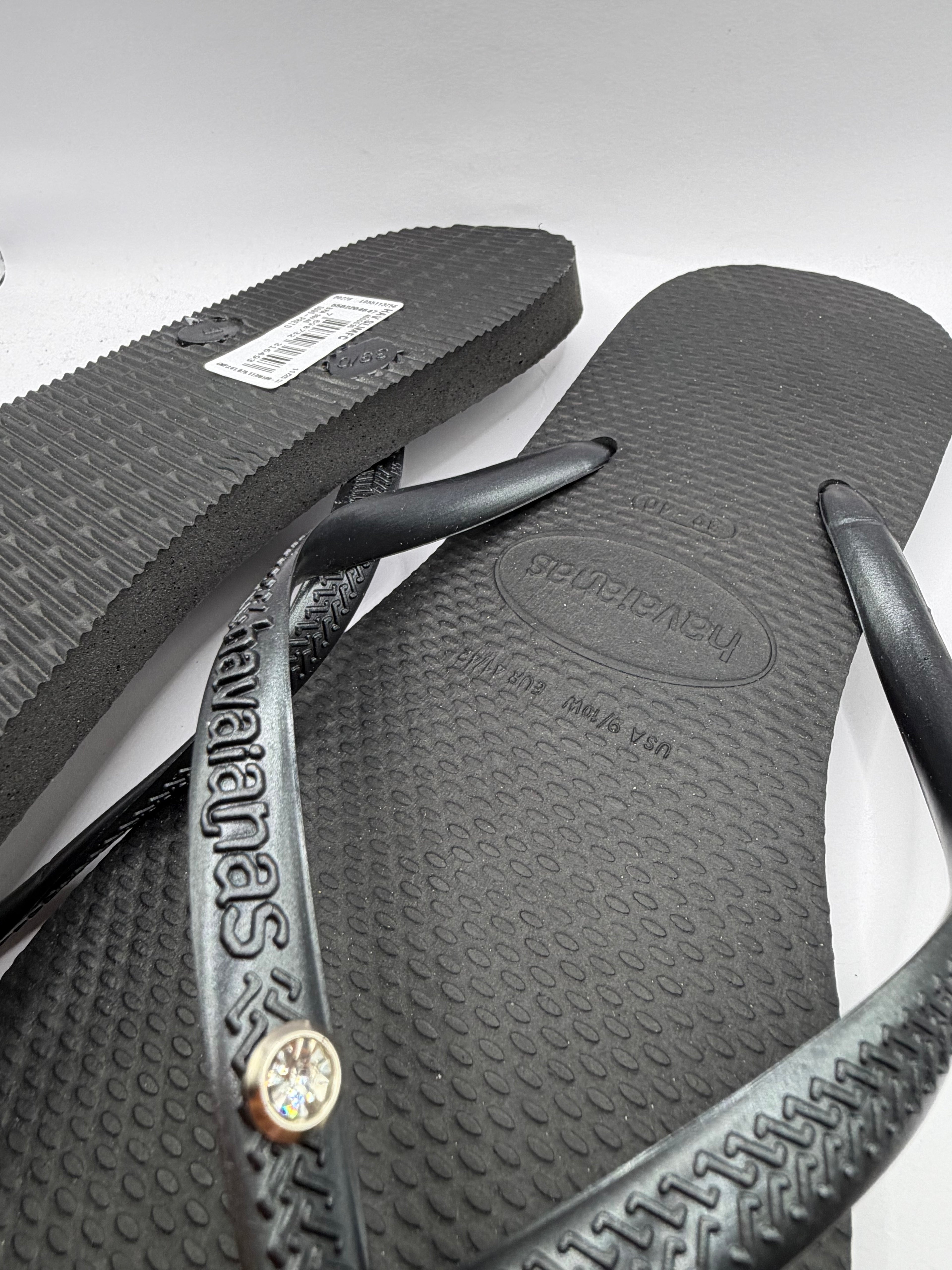 Diamond Flip Flop black